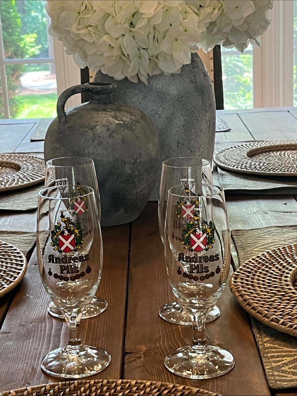 Andreas Pils Fine Crystal Emblem Glassware Fabulous Father's Day  Gift